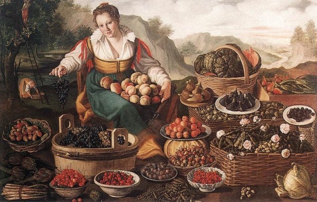 Vincenzo Campi (Italian painter, c 1536 – 1591) The Fruit Seller